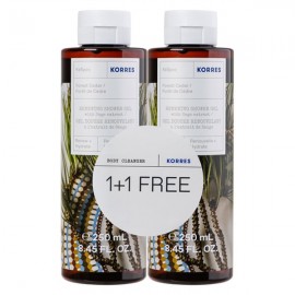 Korres Promo 1+1 Showergel Αφρόλουτρο Κέδρος 250ml+250ml