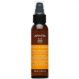 Apivita Keratin Repair Nourish & Repair Hair Oil Λάδι Θρέψης & Επανόρθωσης με Μέλι & Φυτική Κερατίνη 100ml