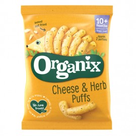 Organix Cheese & Herb Puffs από 10μηνών 15gr
