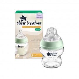 Tommee Tippee Γυάλινο Μπιμπερό Closer to Nature 0m+ 150ml