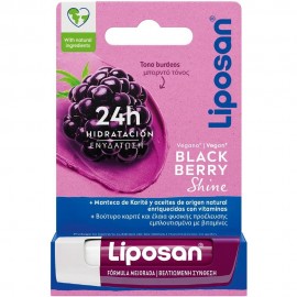 Liposan Blackberry Shine Lip Balm Ενυδατικό Χειλιών  4.8g