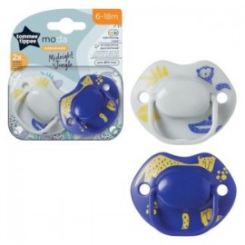 Tommee Tippee Moda Midnight Jungle  6-18m Γκρι-Μπλε 2τμχ