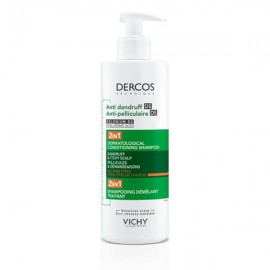 Vichy Dercos Anti-Dandruff DS 2in1 Σαμπουάν & Conditioner Κατά της Ξηροδερμίας, της Πιτυρίδας & του Κνησμού 390ml