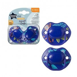 Tommee Tippee Moda Midnight Jungle  6-18m Μπλέ-Μπλέ 2τμχ