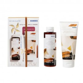 Korres Promo Vanilla Cinnamon Body Cleanser Αφρόλουτρο 250ml & Body Milk 200ml