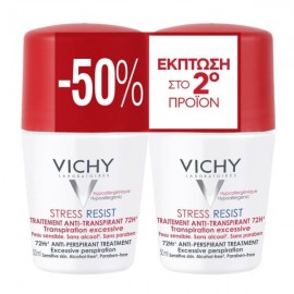 Vichy Promo Deodorant Stress Resist 72ώρες Roll-On 2x50ml