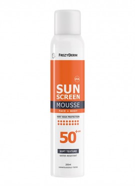 Frezyderm Sunscreen Mousse SPF50+ 200ml