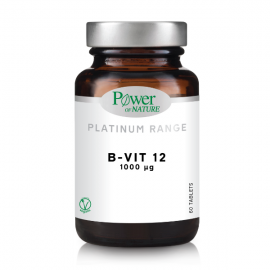 Power of Nature Platinum Range B-Vit12 1000μg 60 tabs