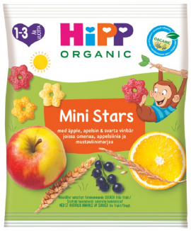 Hipp Mini Stars Παιδικό Σνακ Δημητριακών 1y+ 30g