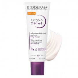 Bioderma Cicabio Creme+ SPF50+ Καταπραϋντική Κρέμα Ανάπλασης με Υψηλή Αντηλιακή Προστασία 40ml