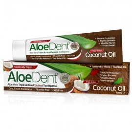 Optima AloeDent Coconut Oil Οδοντόκρεμα 100ml