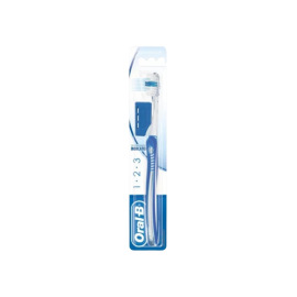 Oral B Indicator 1-2-3 Toothbrush 35mm Medium Blue