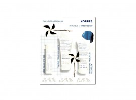 Korres Promo Yoghurt Wide Awake Eye Gel 15ml & Foaming Cleanser  20ml & Nourishing Probiotic Face Gel Cream 20ml