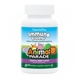 NaturesPlus Animal Parade Kids Immune Booster 90 Chewable - Tropical Berry Flavor