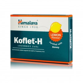 Himalaya Koflet-H Lozenges 2X6 Παστίλιες με Γεύση Λεμόνι 12τμχ