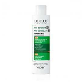 Vichy Dercos Anti-Dandruff DS 2in1 Σαμπουάν & Conditioner Κατά της Ξηροδερμίας, της Πιτυρίδας & του Κνησμού 200ml