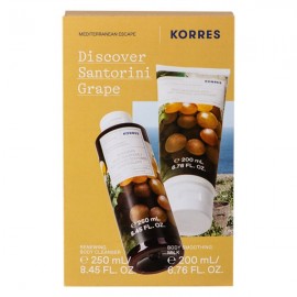 Korres Promo Discover Santorini Grape Shower Gel 250ml & Santorini Body Milk 200ml