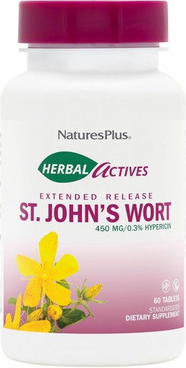 NaturesPlus St johns Wort Extended Release 450mg 60 ταμπλέτες