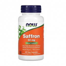 Now Saffron 50mg 60veg caps