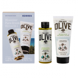 Korres Promo Discover Pure Greek Olive Oil με Shower Gel Θαλασσινό Αλάτι 250ml & Body Cream Θαλασσινό Αλάτι 200ml