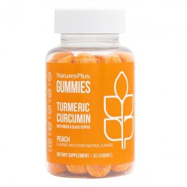 Natures Plus Turmeric Curcumin Peach Flavour 60gummies