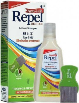 Uni-Pharma Repel Anti-lice Restore Lotion/Shampoo 200gr