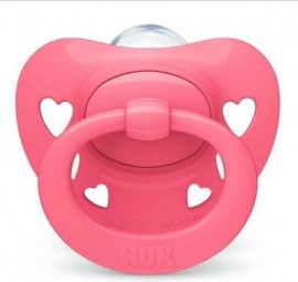 Nuk Signature Silicone Soother 6-18m Pink (10.736.694)