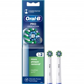 Oral-B Cross Action Pro  White 2 Brush Heads