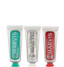 Marvis 3 Flavours Travel Set Toothpaste Οδοντόκρεμες σε 3 Γεύσεις 3x25ml