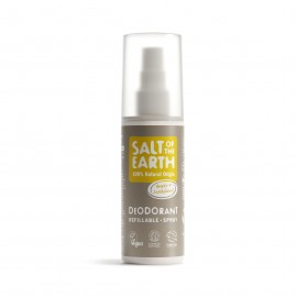 Salt of the Earth Vegan Natural Deodorant Spray Amber & Sandalwood 100ml