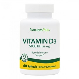 NaturesPlus Vitamin D3 5000 IU 60 softgels